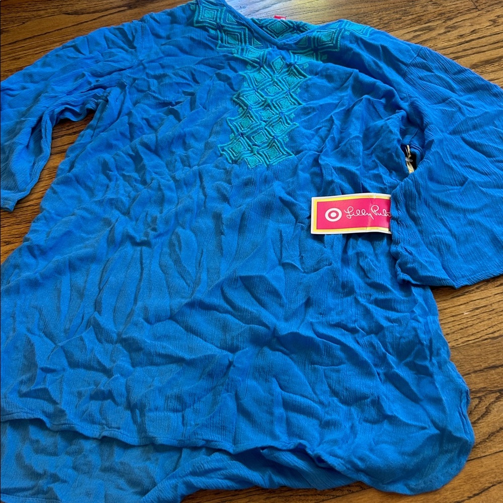 Vintage Lilly Pulitzer Blue Tunic